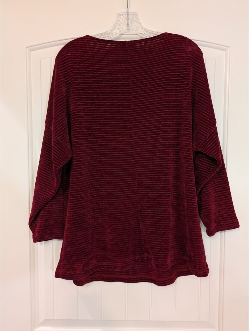❤️ Chenault Textured Sweater Rich Red 1X | GUC | cozy statement knit - Picture 3 of 5